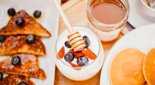 honey on food